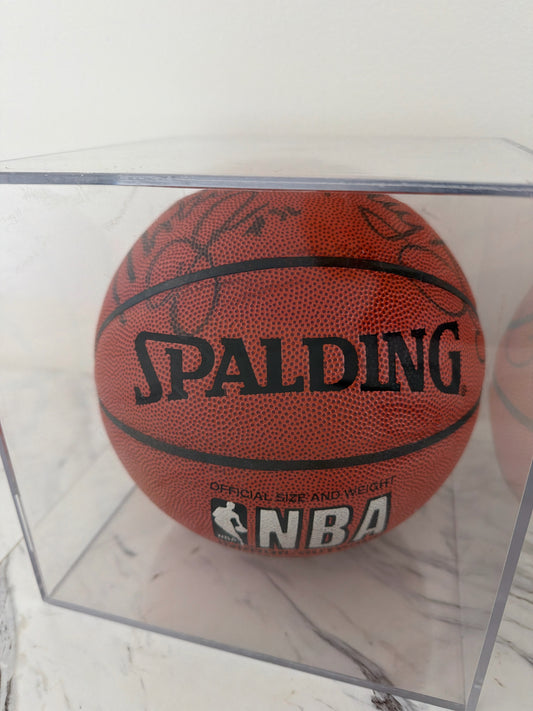 Signed "Trinity" Basketball-Michael Jordan,Larry Byrd,Magic Johnson