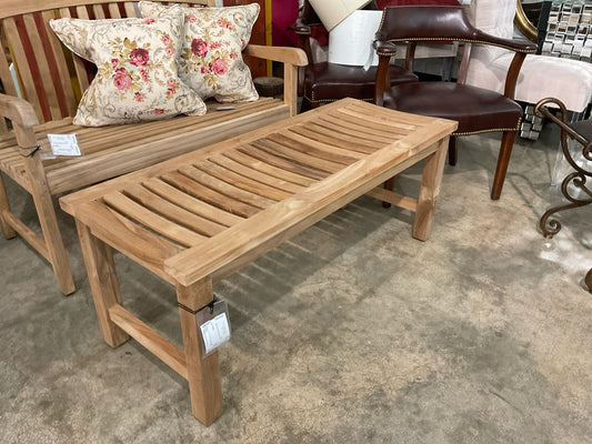 Marie Albert Westhampton Teak Bench 4'