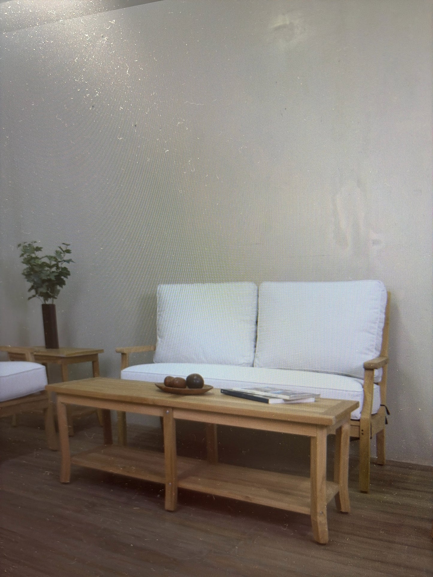 Marie Albert Bridgehampton Loveseat with White Cushions (New)