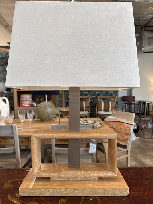 Nancy Corzine Desmond Table Tamp with Rectangular Shade