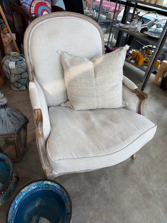 RH Lyon Linen Chair