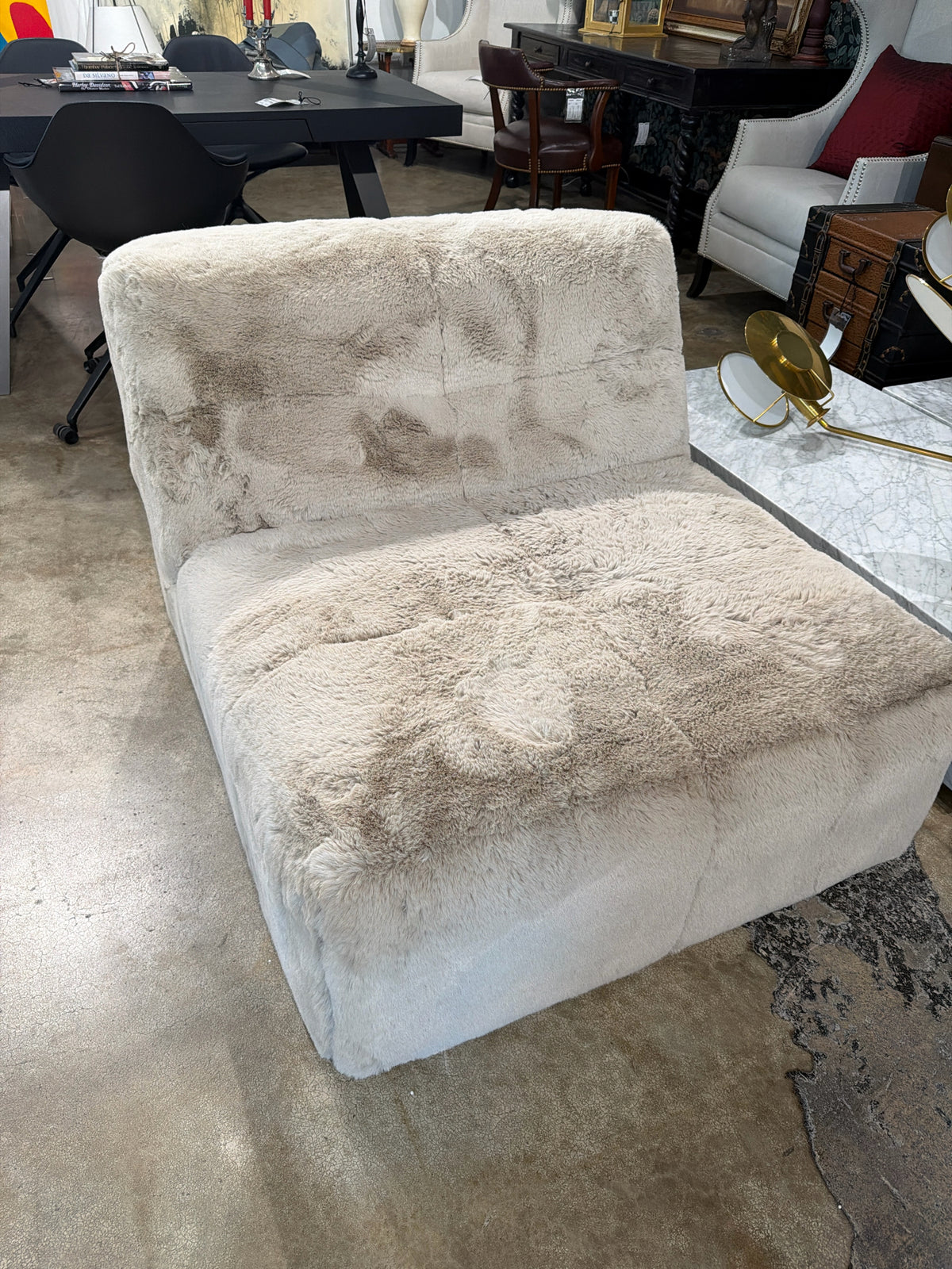 NEW Four Hands "Miles" Bowden Pewter Weathered Ash Chair
