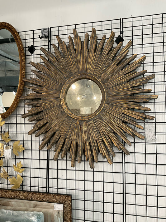 Uttermost Gold Sunburst Mirror 45"d