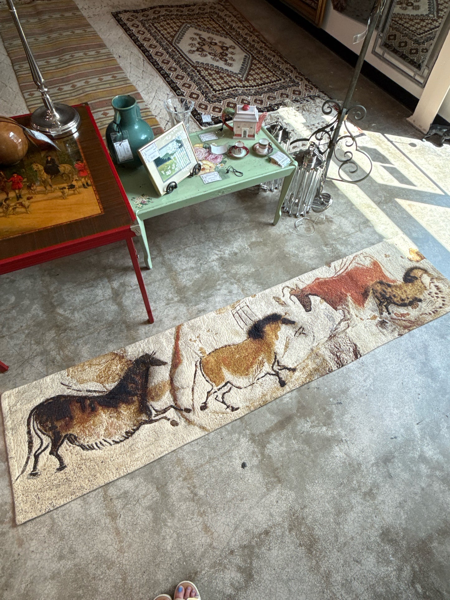 Lacaux Cave Belgium Wall Tapestry by Flanders (89x21)
