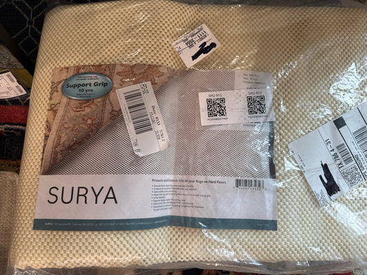 Surya Support Grip Rug Pad, 9' x 12'