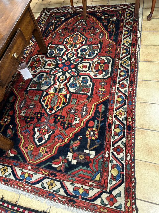 48 x 80 Persian Rug- Blues,Rust