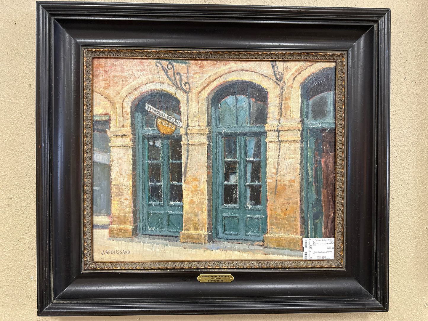 Signed Havana Dreams in Black Frame 29x33