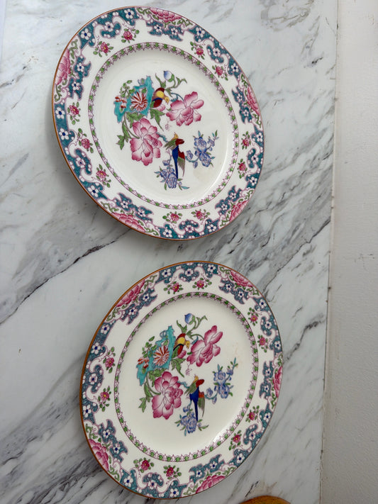 PAIR Minton for Tiffany & Co. Plates