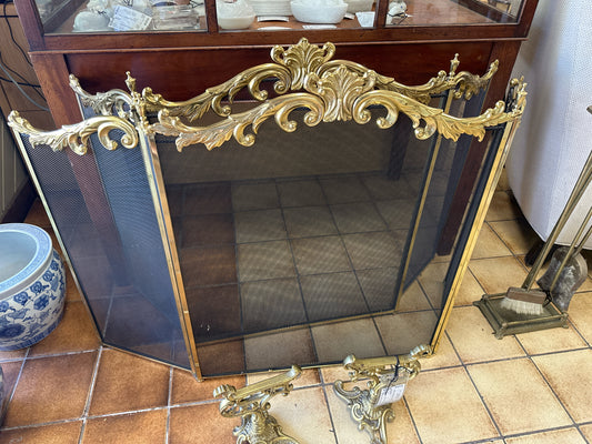 Brass Fireplace Screen