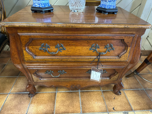 Milling Road/Baker Furniture Louis Style 2 drawer Side Table