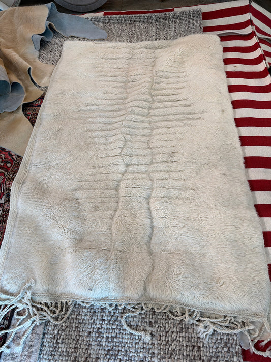 Shag/Shearling Look Runner w/ Fringe 10' x 40"