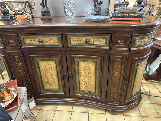 Hooker Sideboard/Cabinet Painted Front 71w X 21d X 25h