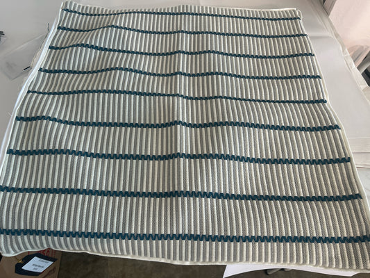 1 New Blue/Gray Custom European Sham