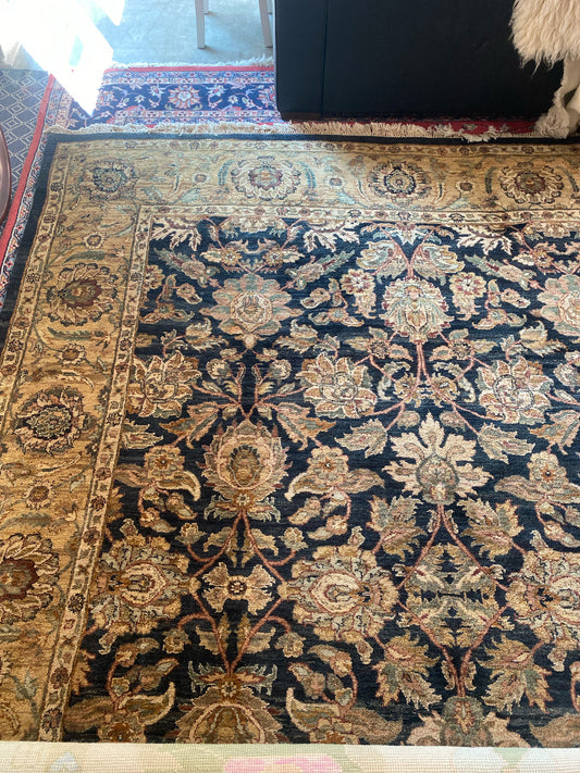 Black / Gold Karastan Rug (9'x12')