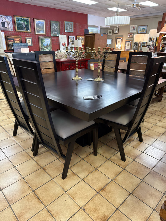 Environment - Square Dining Table and 6 Chairs