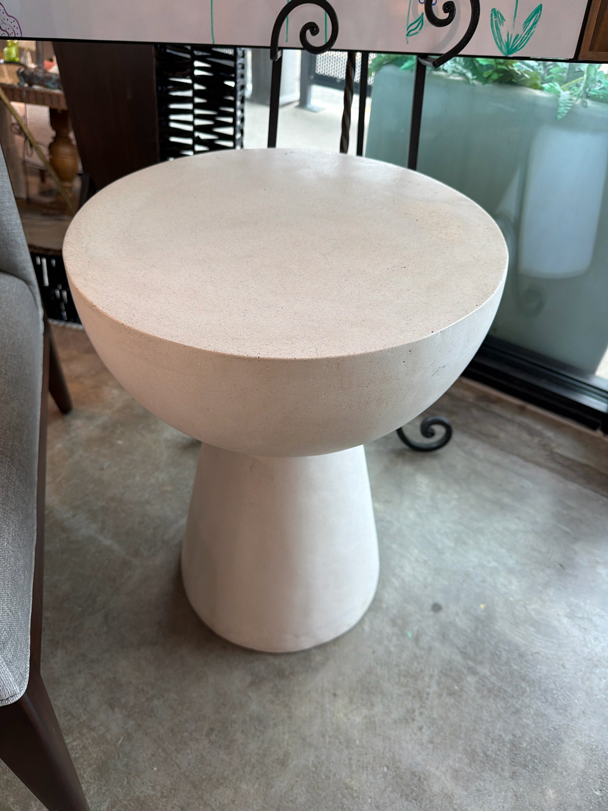 White Contemporary Side Table