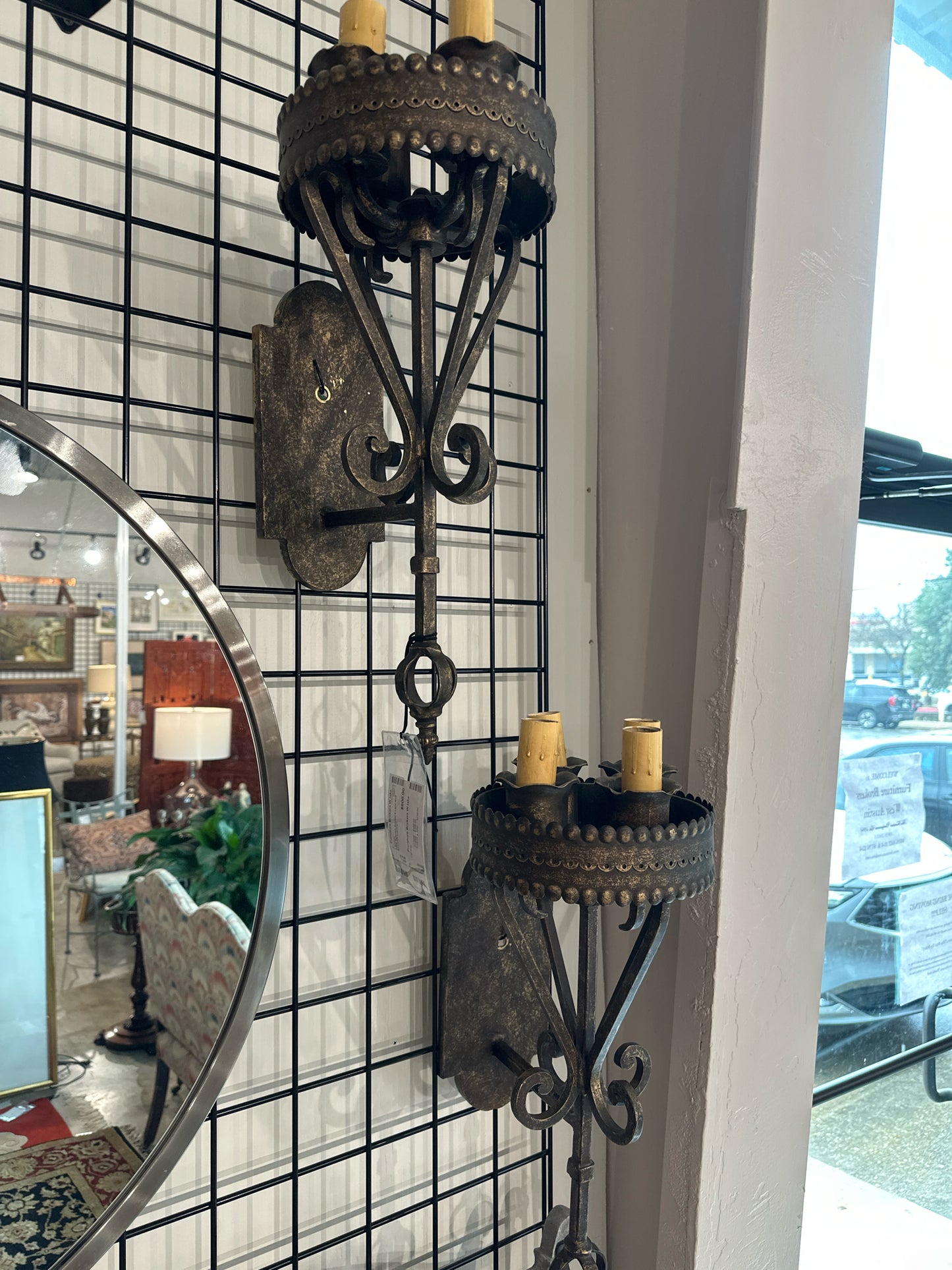 PAIR Spanish Revival 4 Light Wall Sconces-Luminair