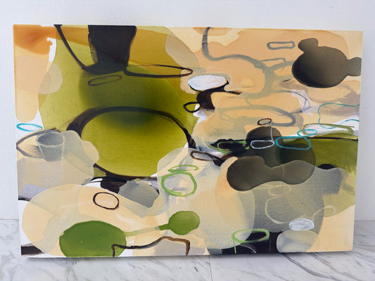 "Sea Sod" by Chuck Voelter Local Artist- Unframed 31. 5 x 38