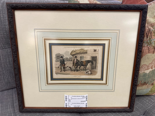 "Coming Home" in Brown Frame 17 x 15