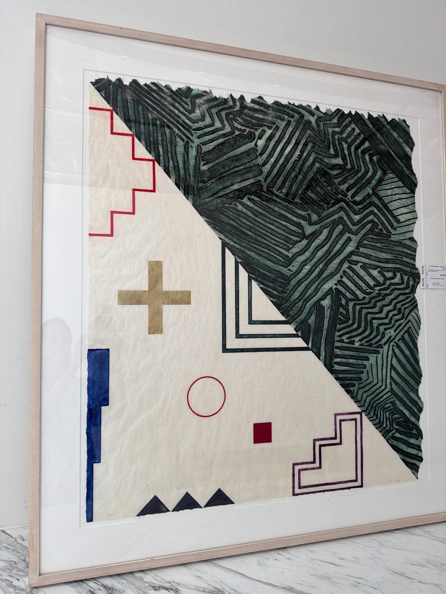 Color Etching "Birnham Wood VI"  by David Shapiro 38 x 43