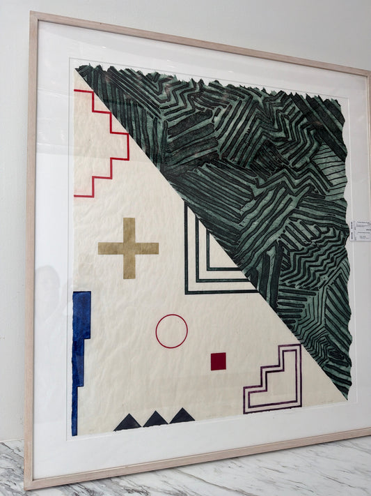 Color Etching "Birnham Wood VI"  by David Shapiro 38 x 43