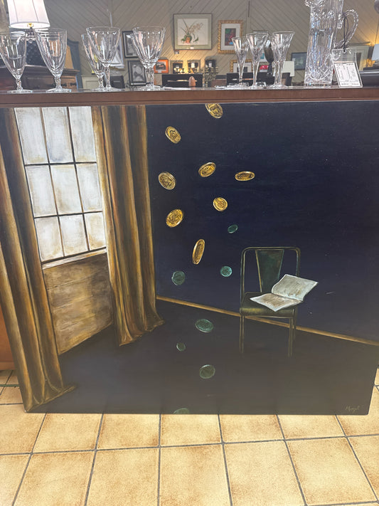 Art Piece Margo's Collection Signed Painting (47"x37")
