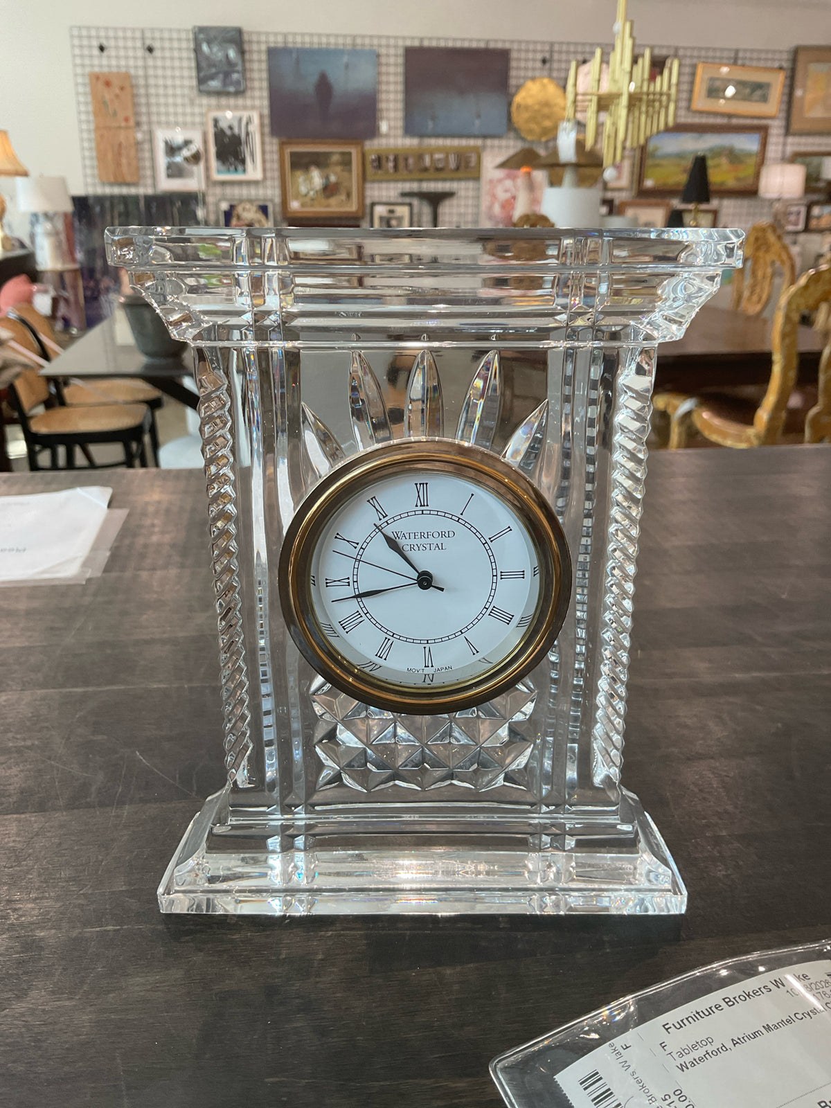 Waterford, Atrium Mantel Crystal Clock