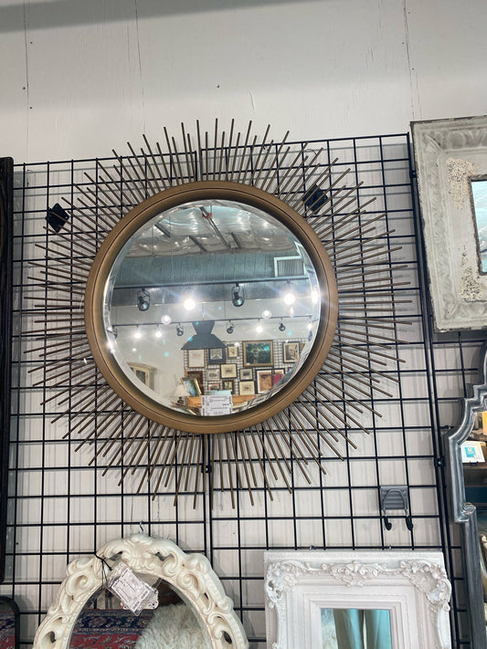 Vanguard Gold Sunburst Beveled Mirror