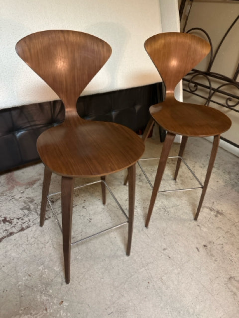 PAIR of Cherner Chair Co. Wood Stools