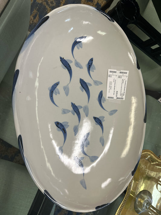 Simon Pearce Large Oval Fish Platter